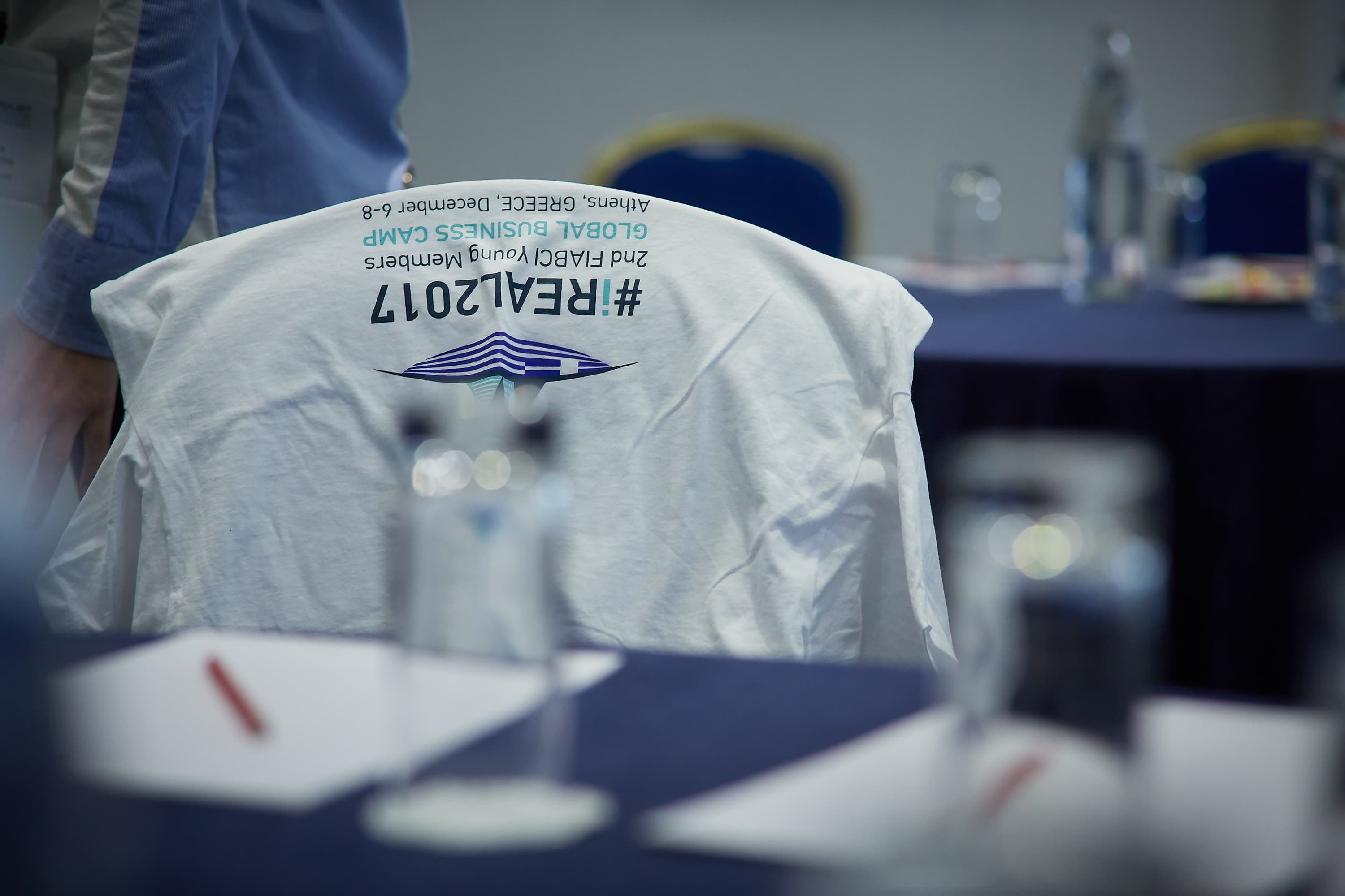 Professional AV setup for conference